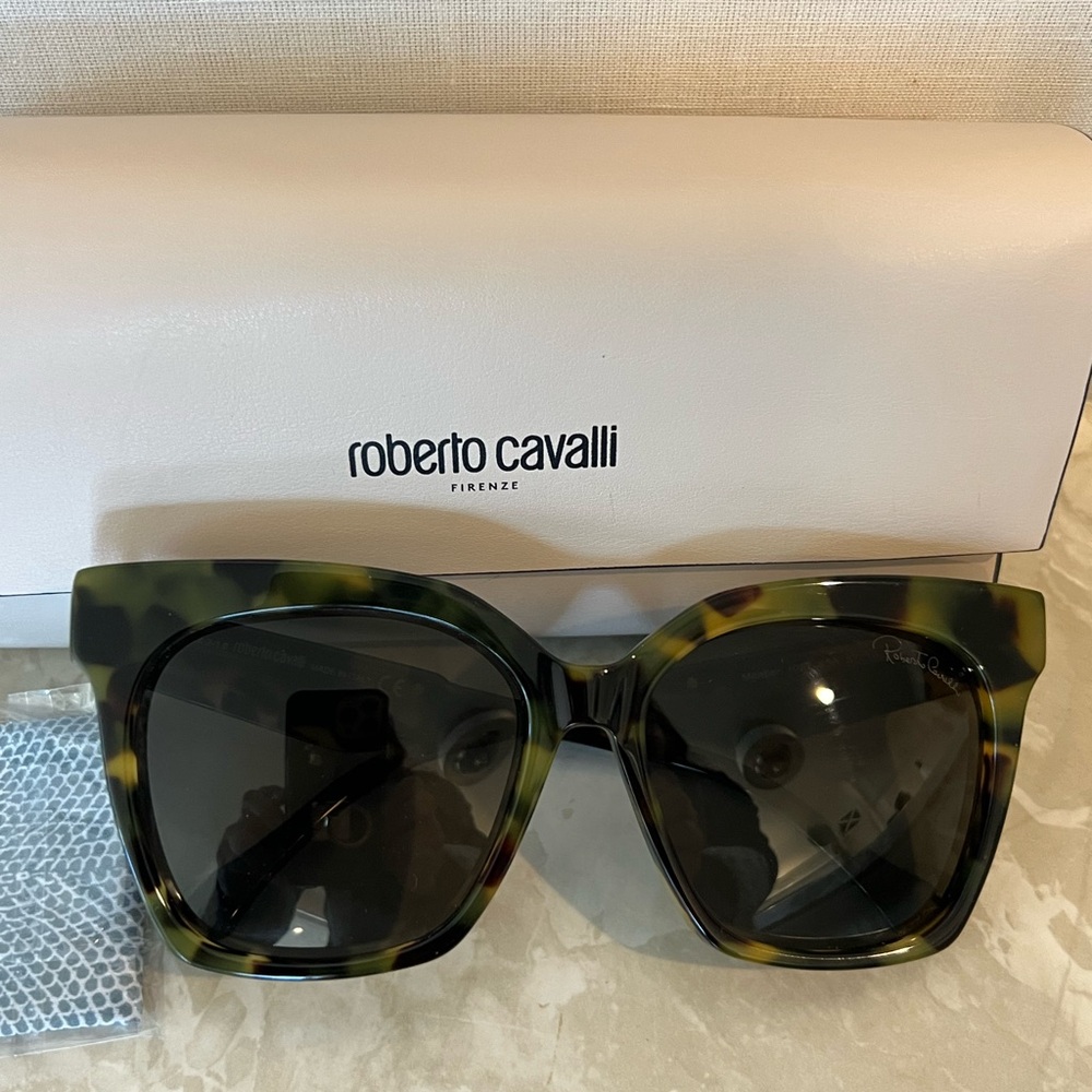 Roberto Cavalli Tortoise Shell Sunglasses